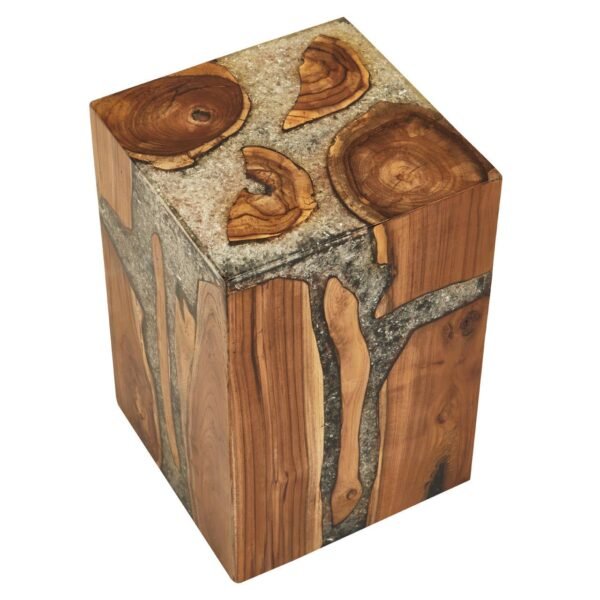 Kira Burnt Effect Stool - Image 3