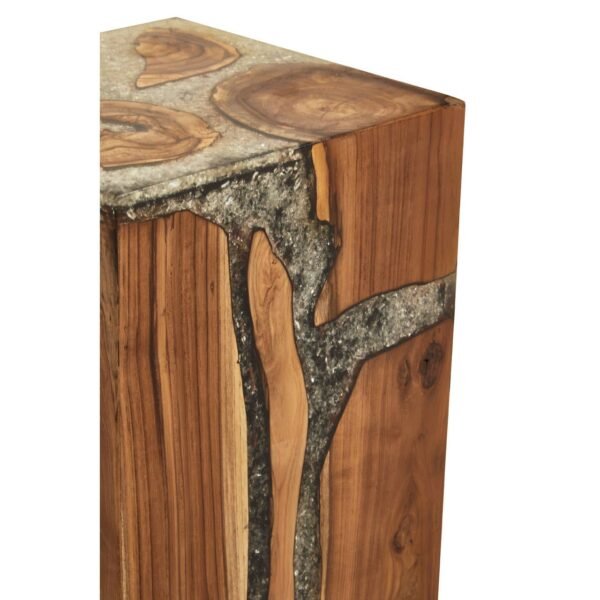 Kira Burnt Effect Stool - Image 7