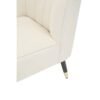 Liviette Cream Velvet Chaise Lounge - Image 7