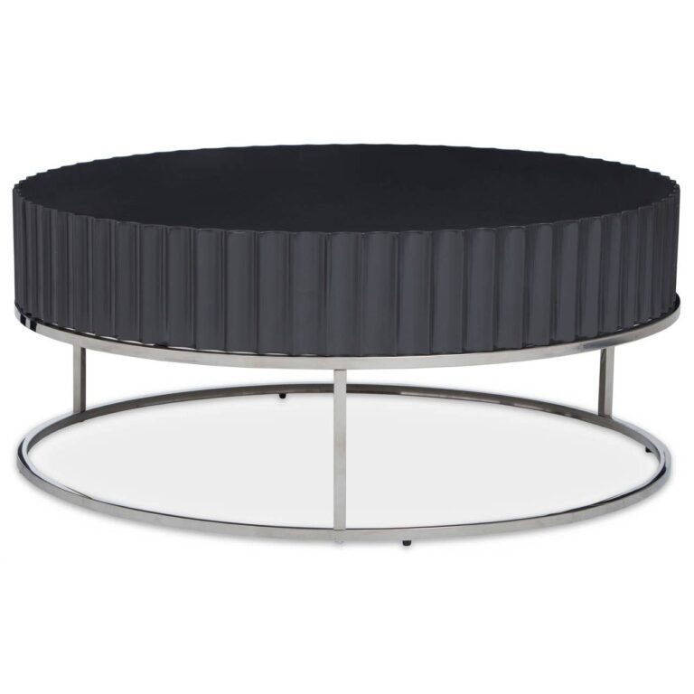 Lenoa Grey Finish Coffee Table