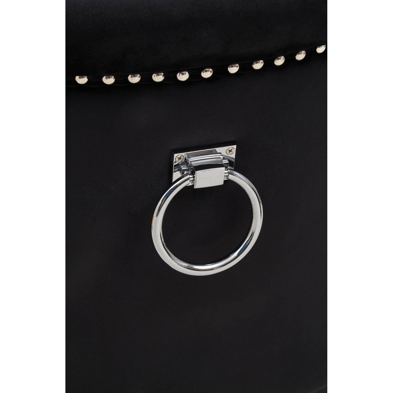 Oucit Black Velvet Chair With Ring Back Oucit Black Velvet Chair With Ring Back