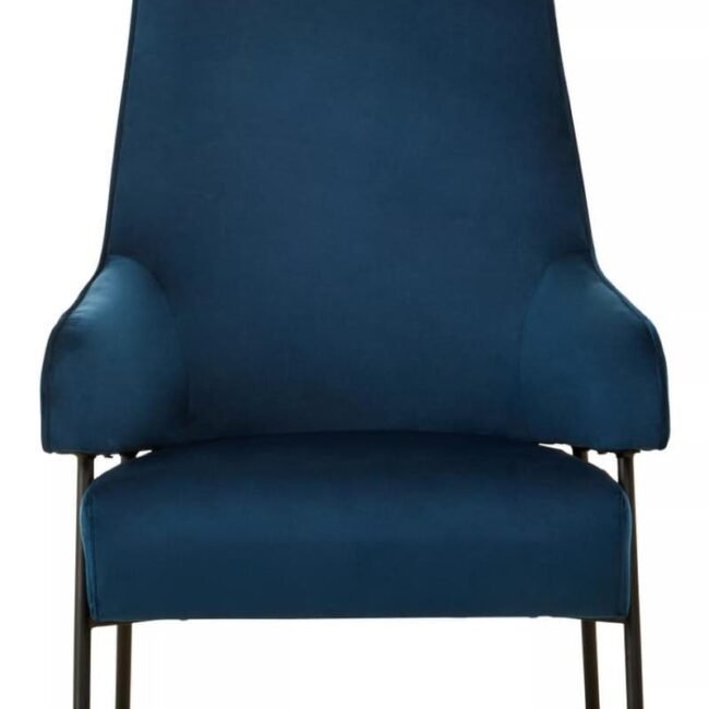 Ashbury Blue Velvet Chair