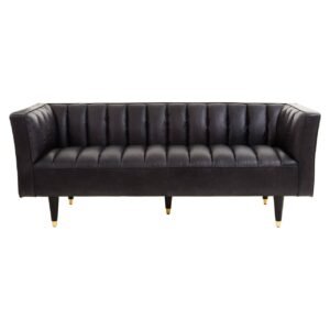 Claren Three Seat Sofa With Flared Arms