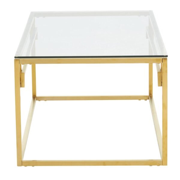 Alia Gold Brushed Coffee Table - Image 3