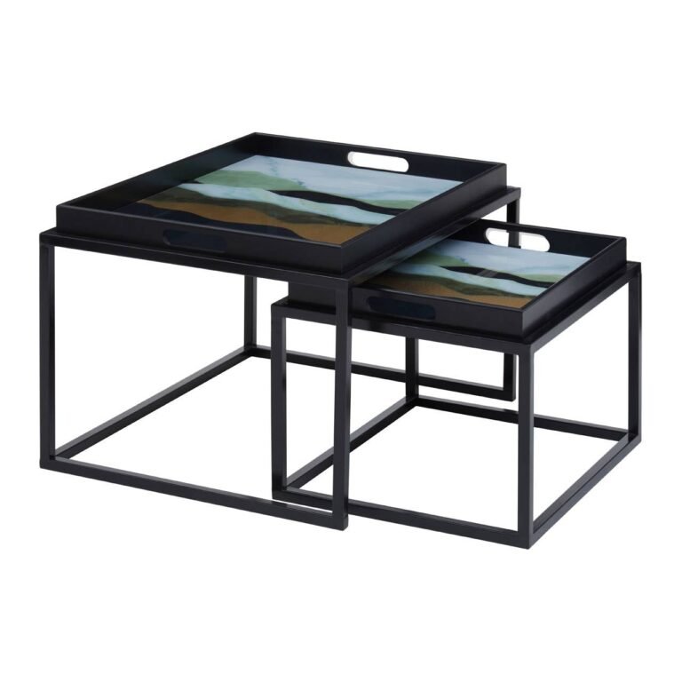 Pelina Set Of Two Nesting Tables Assorted Colour