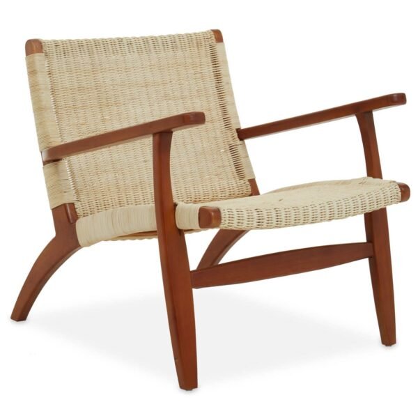 Eversley Woven Chair In Natural Rattan