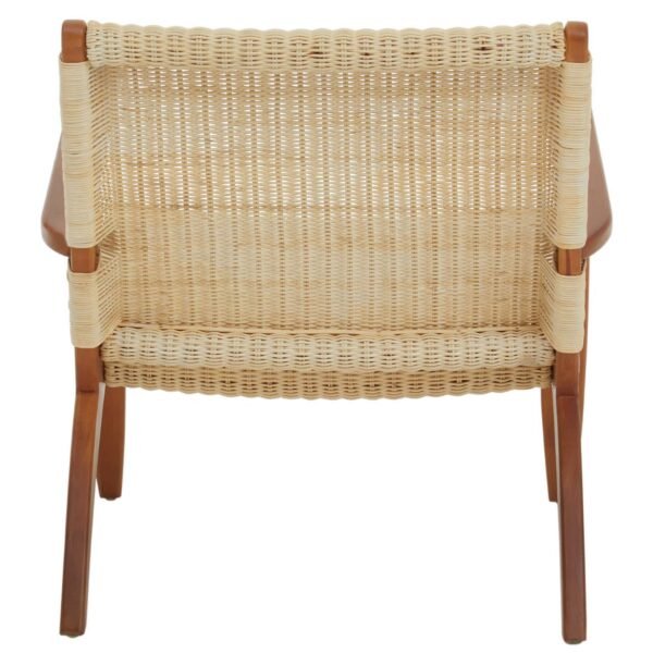 Eversley Woven Chair In Natural Rattan - Image 4