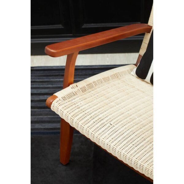 Eversley Woven Chair In Natural Rattan - Image 10