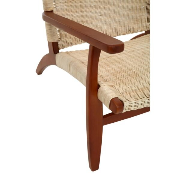 Eversley Woven Chair In Natural Rattan - Image 6