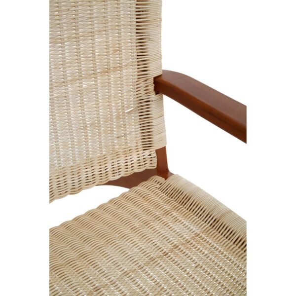 Eversley Woven Chair In Natural Rattan - Image 7