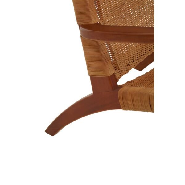 Eversley Woven Chair In Brown Natural Rattan - Image 8