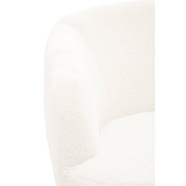 Axiom Curved Armchair With Black Legs - Image 7
