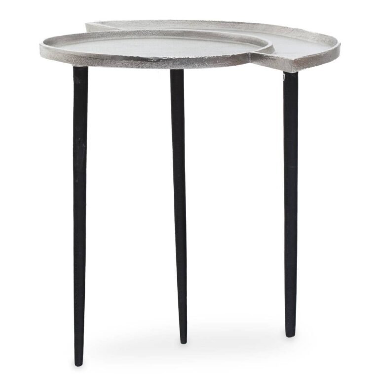 Mbok Silver Top Side Table