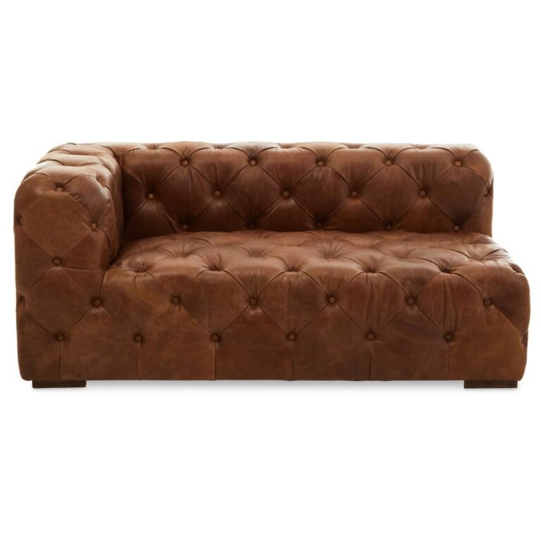 Albermarle Tufted Leather Right Arm Sofa