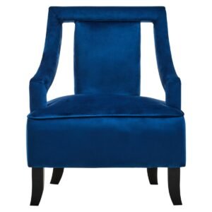 Aye Midnight Blue Velvet Chair