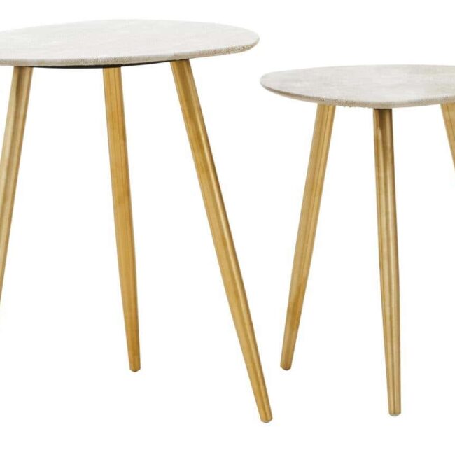 Adily Set Of Two Shagreen Tables