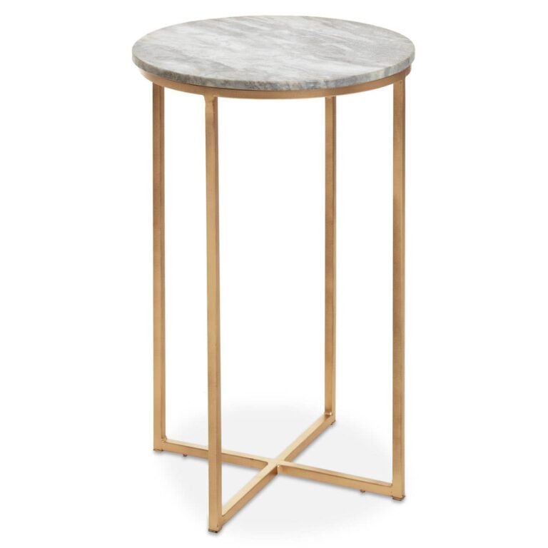 Cranleigh Natural Marble Side Table