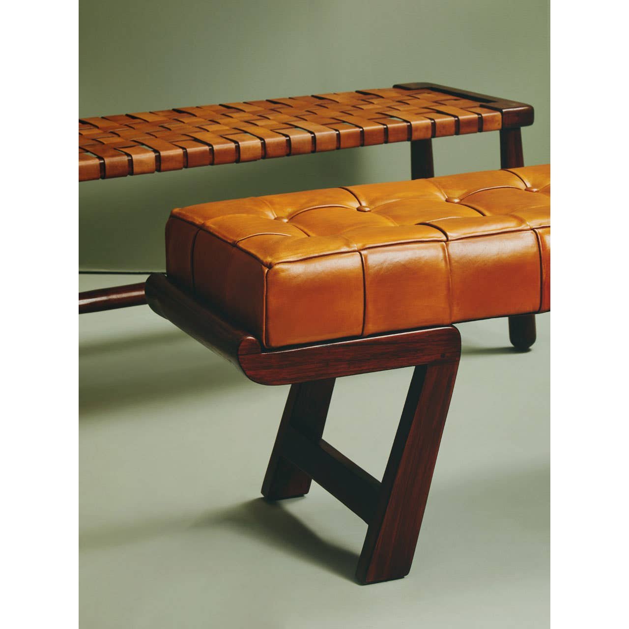Harrington Bench With Angular Base Harrington Bench With Angular Base