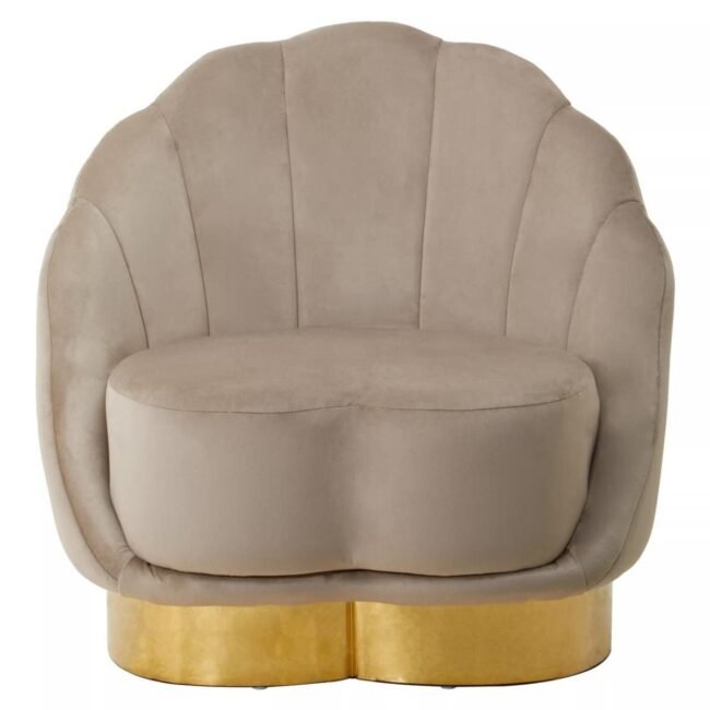 Aritz Mink Velvet Chair