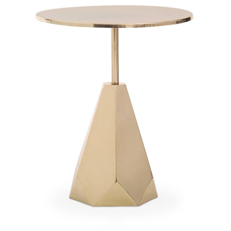 Mira Shiny Gold Side Table