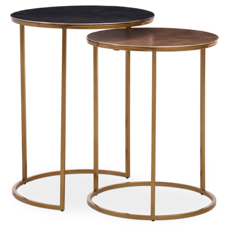 Mira Nest Of Two Gold Tables