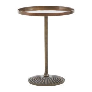 Aliet Large Antique Brass Side Table