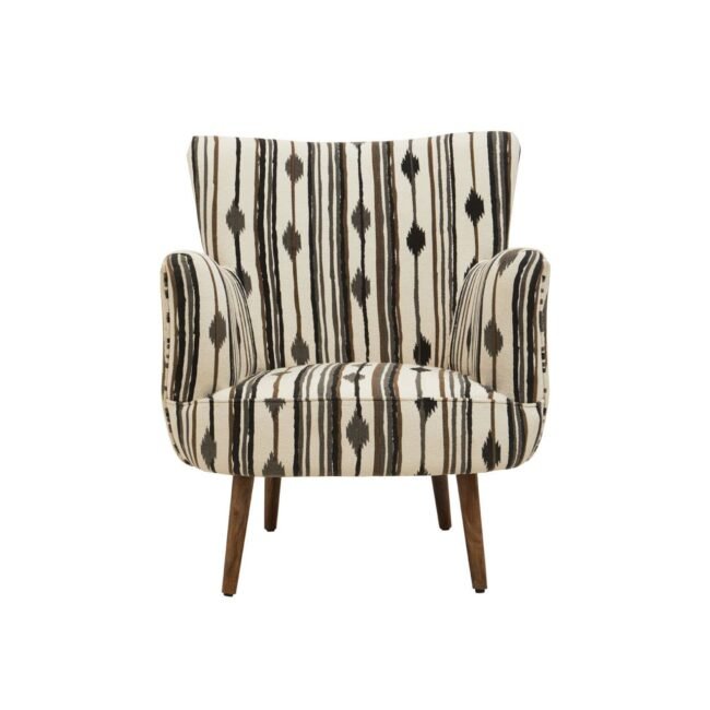Fena Armchair With Flared Arms