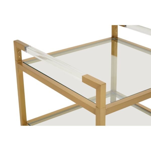 Aiste Matte Gold End Table - Image 8