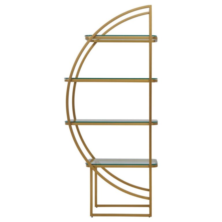 Aiste Left Half Moon Shelf Unit