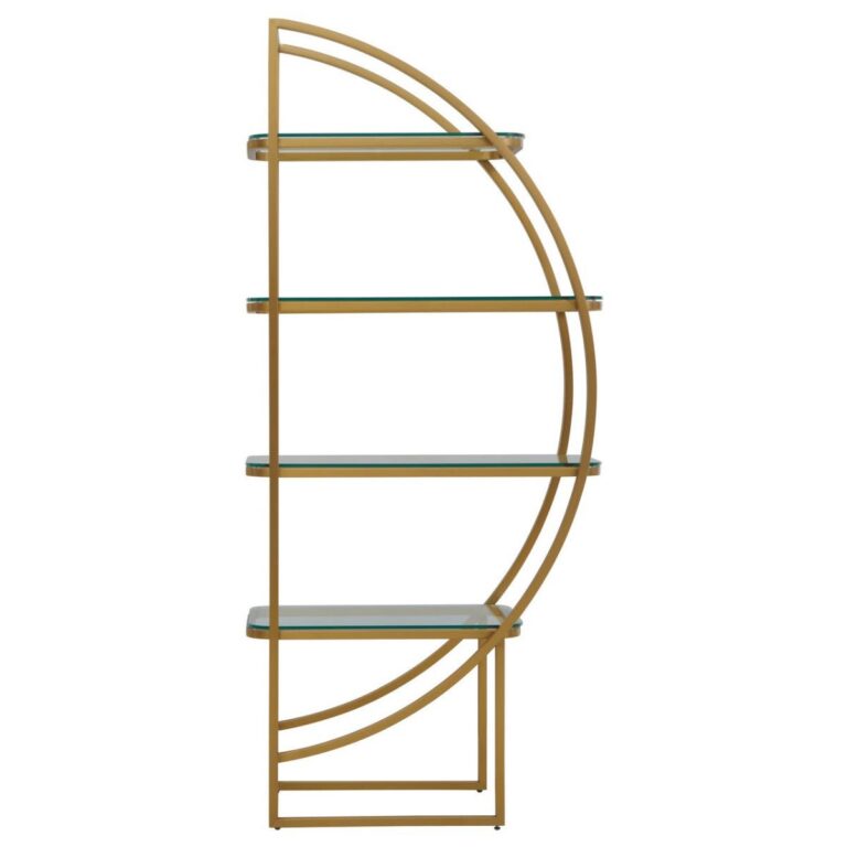 Aiste Right Half Moon Shelf Unit