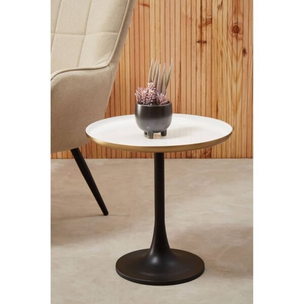 Ala Side Table With Column Base - Image 3