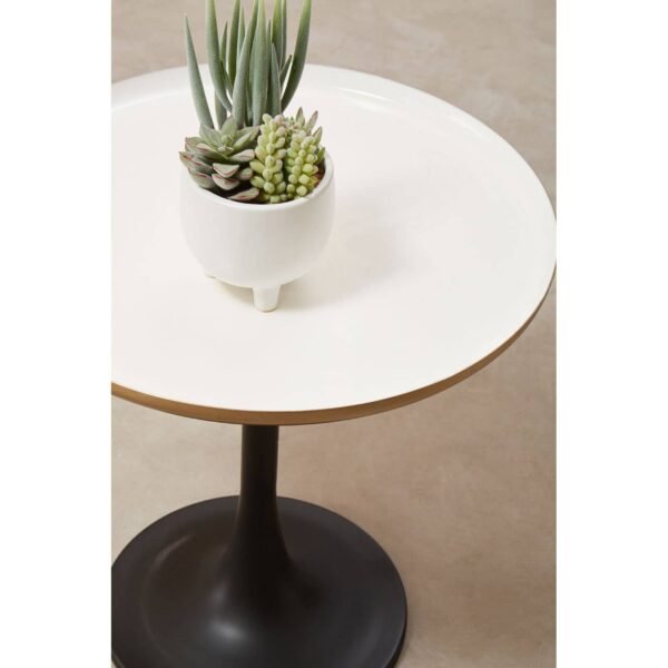 Ala Side Table With Column Base - Image 5