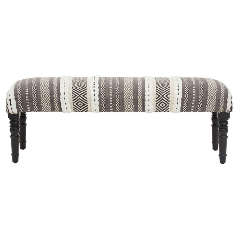 Fena Grey And White Bench