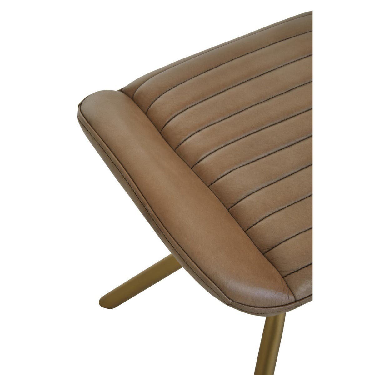 Olk Buffalo Grey Leather Foot Stool Olk Buffalo Grey Leather Foot Stool