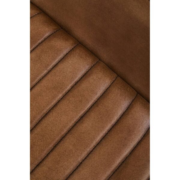 Olk Buffalo Brown Leather Foot Stool - Image 7