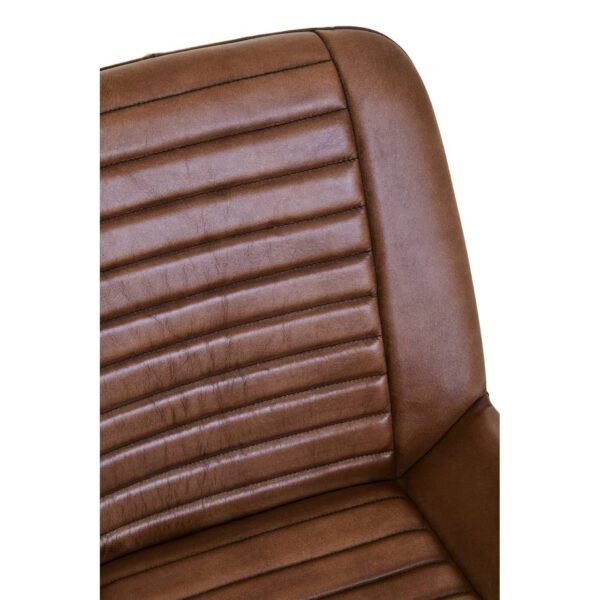 Olk Buffalo Brown Leather Chair - Image 8