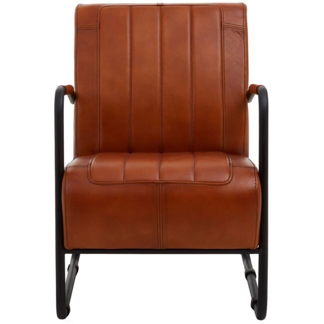 Olk Buffalo Tan Leather Armchair