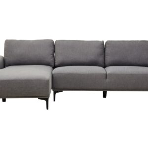 Ockley 3 Seat Grey Fabric Right Chaise Sofa