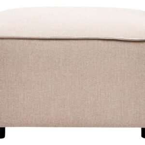 Lousey Natural Fabric Sofa Ottoman