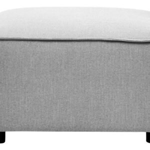 Lousey Grey Fabric Sofa Ottoman