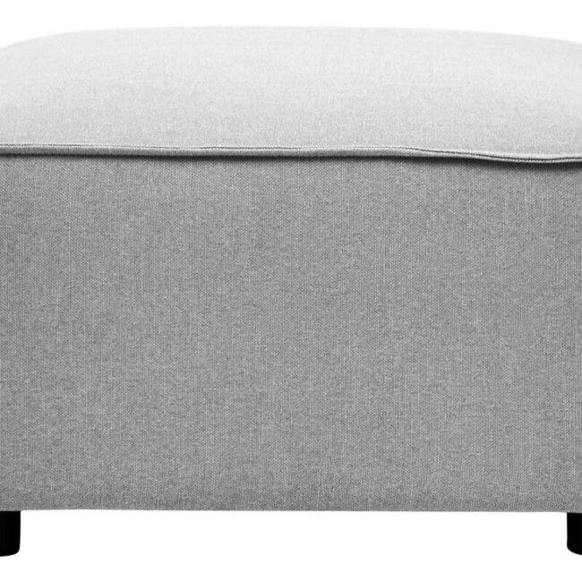 Lousey Grey Fabric Sofa Ottoman