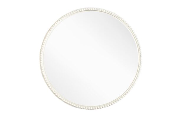 Lilly Silver Finish Small Round Mirror