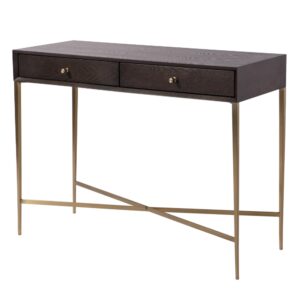 Finley Chocolate Finish Console Table