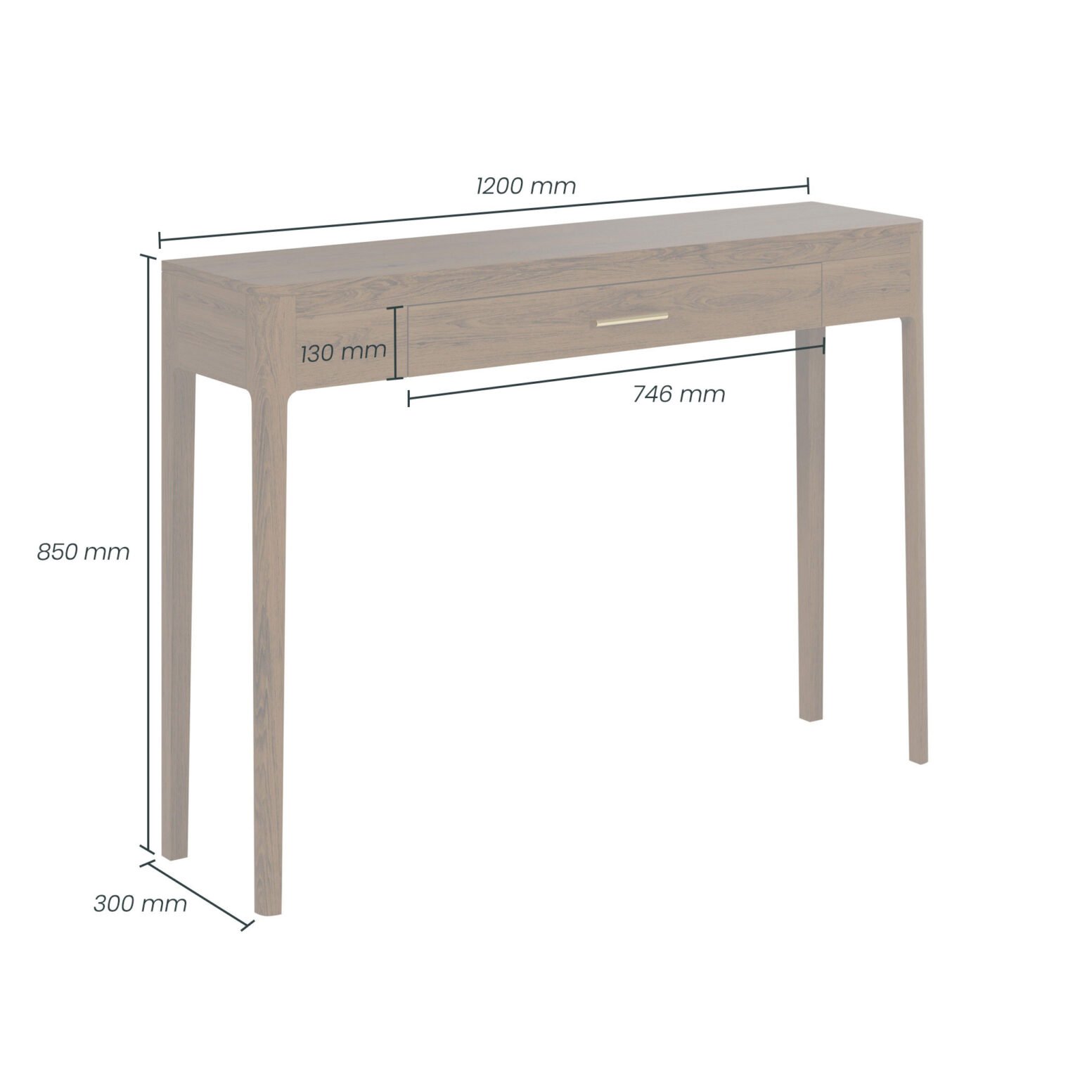 Abberley Console | Brown