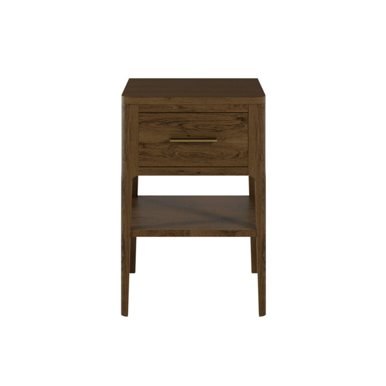 Abberley Bedside Brown 1 Drawer
