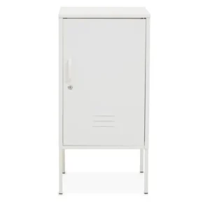 Acadia One Door White Cabinet