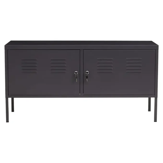 Acadia Two Door Grey Locker Cabinet