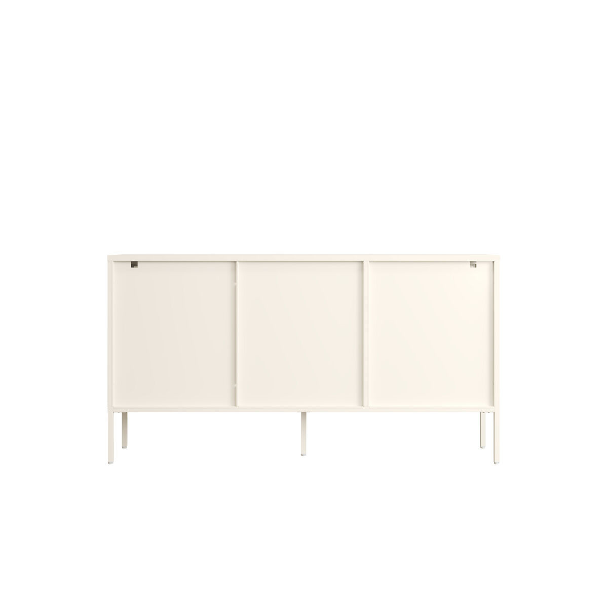 Adderson Warm White Metal Fluted Glass Door Sideboard Adderson Warm White Metal Fluted Glass Door Sideboard