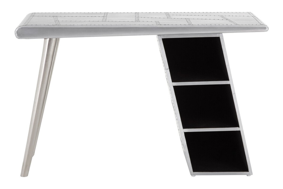 Alvo Aluminum Wing Desk with Shelves Alvo Aluminum Wing Desk with Shelves