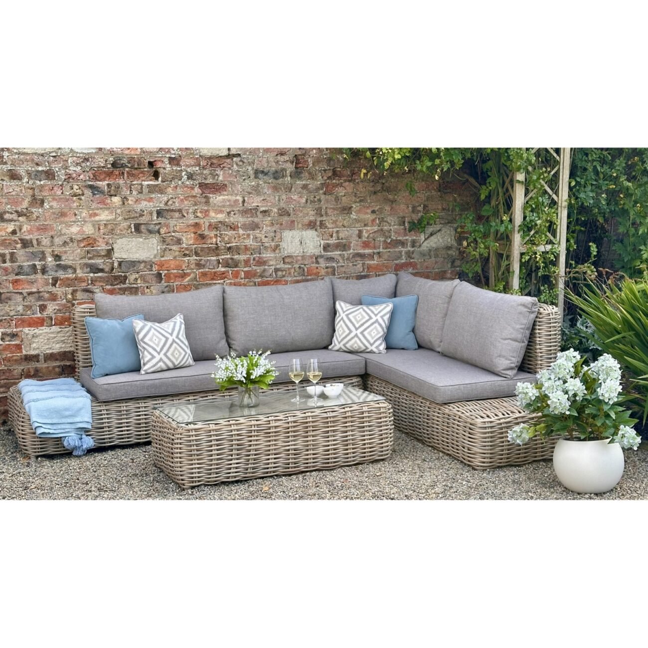 Amalfi Collection Outdoor Large Corner Set Amalfi Collection Outdoor Large Corner Set